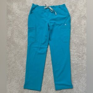 Figs YOLA Teal Blue Bottoms